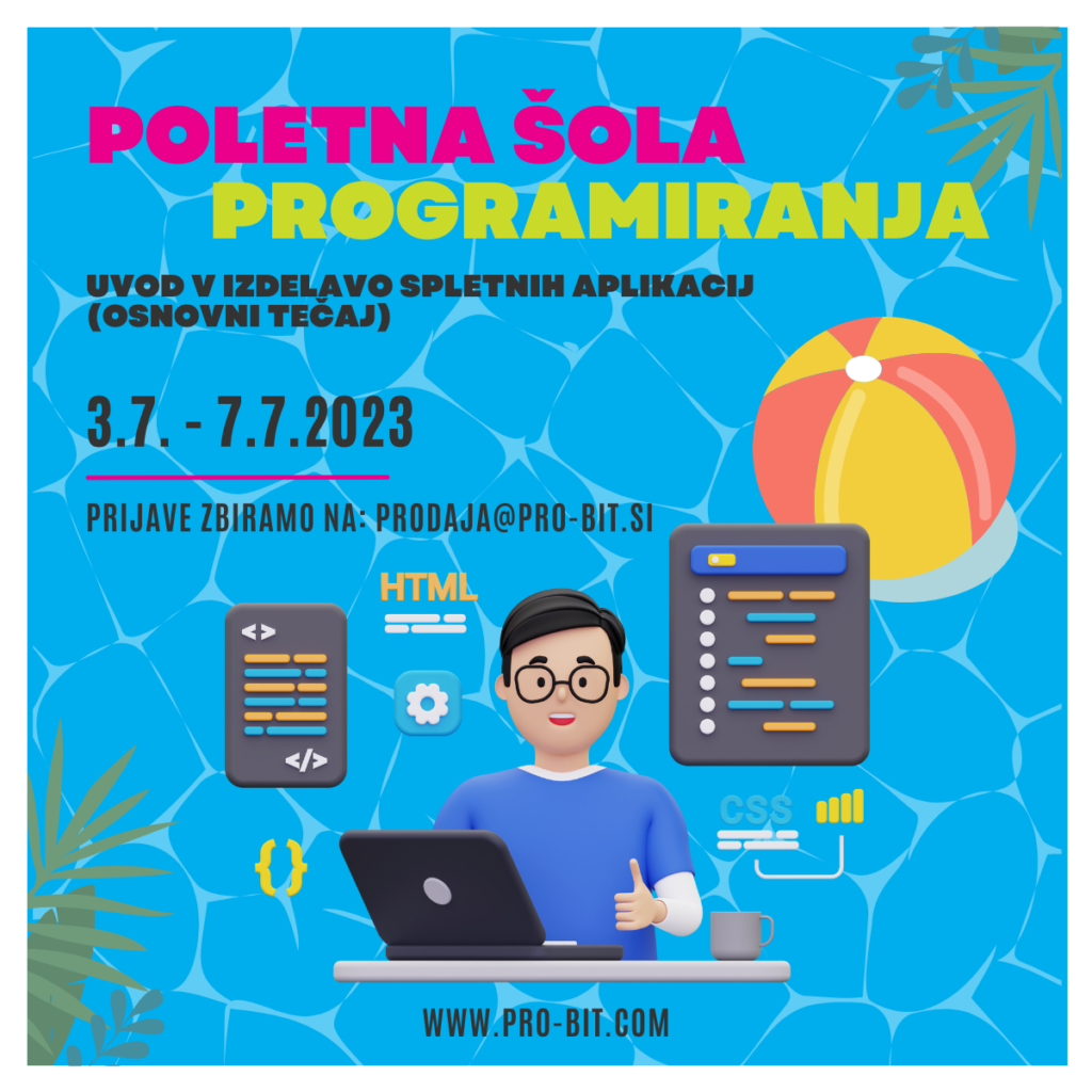 Pro-bitova poletna šola programiranja